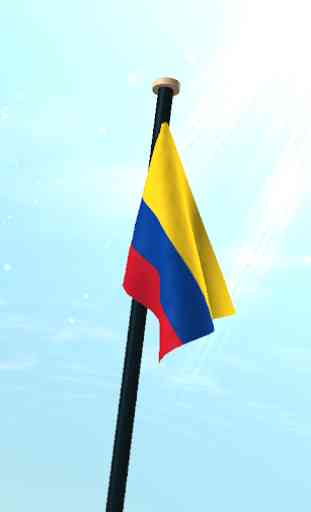 Colombia Bandera 3D Gratis 3