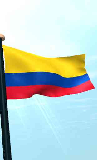 Colombia Bandera 3D Gratis 4