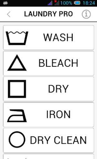 Laundry Pro - care symbols 1