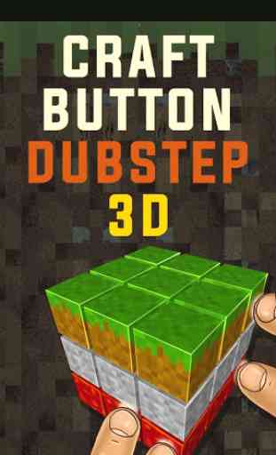 Artesanía Botón Dubstep 3D 1