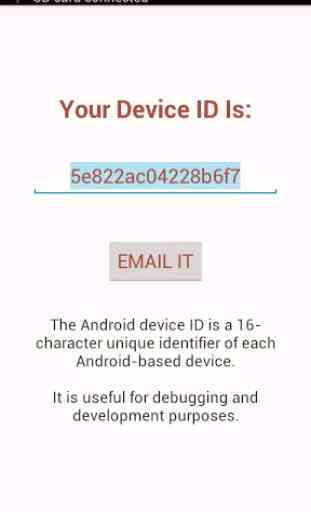 Buscar ID de dispositivo Andro 1
