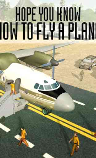 Ejército criminales transporte avión: prisionero 1