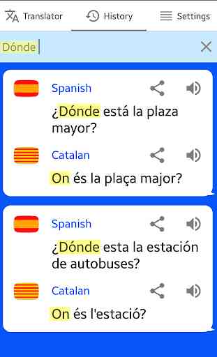 Español - Catalán Traductor (Traducción, texto...) 2