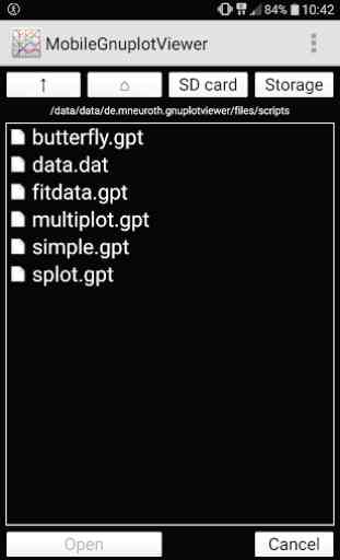Mobile Gnuplot Viewer (free) 4
