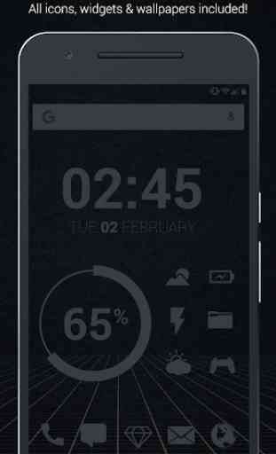 Murdered Out - Black Icon Pack (Pro Version) 1