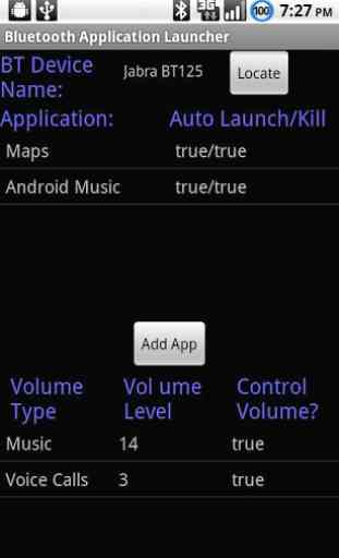 Bluetooth App. Launcher (Free) 2