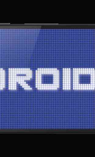 Droid LED Scroller Text 2