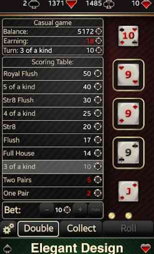 Poker Dice Challenge 1