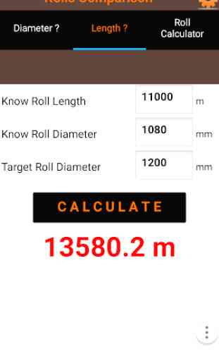 Roll Diameter Calculator 4