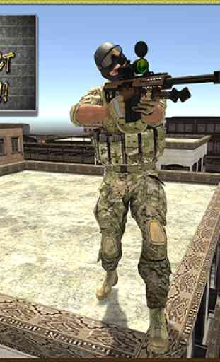 Spy Sniper en el tejado: Stealth City 4