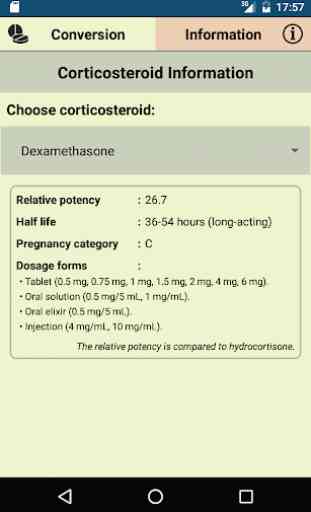Corticosteroid Converter Pro: Equivalent Doses 2