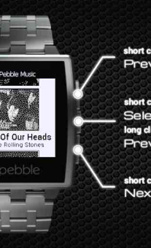 Music Player for Pebble 3