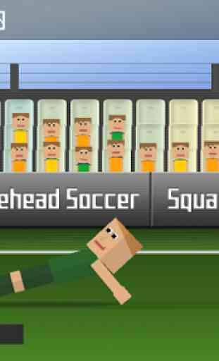 Squarehead Soccer - A crazy free kick soccer game 3