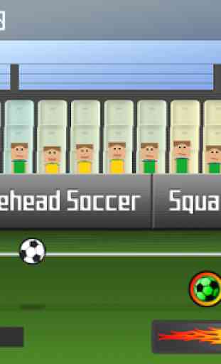 Squarehead Soccer - A crazy free kick soccer game 4