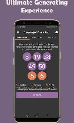 Eurojackpot Generator - Tulokset ja random numerot 1