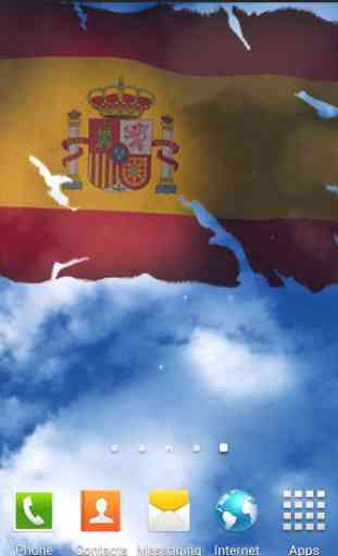 España Bandera fondo animado 2