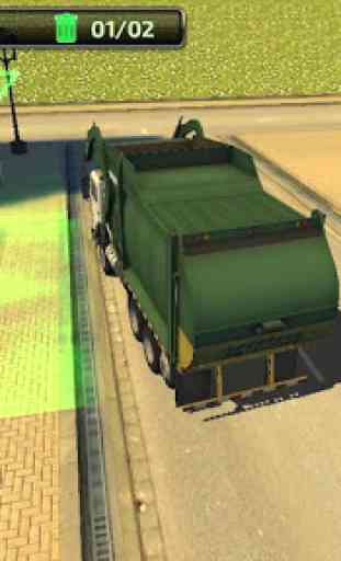 Garbage Truck Simulator 3D Racing & Parking Games 4