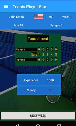 Tennis Player Sim 1