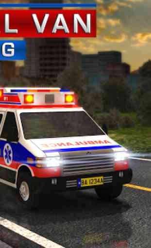 Estacionamiento Ambulancia 3D 1