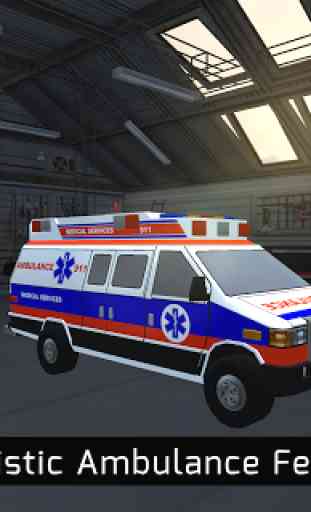 Estacionamiento Ambulancia 3D 2