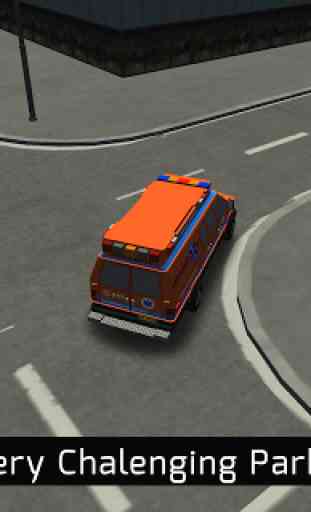 Estacionamiento Ambulancia 3D 3