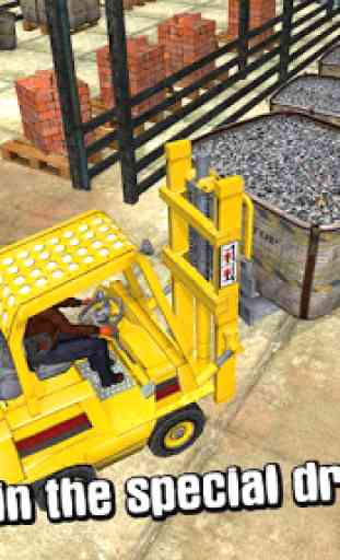 Heavy Forklift Simulator 3D 3