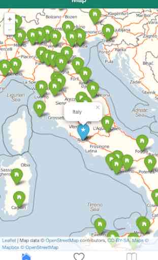 Italia mapa offline Guía 1