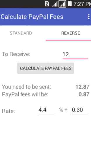 Calculator For PayPal Fees 2