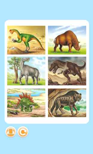 Imagerie des dinosaures interactive 3