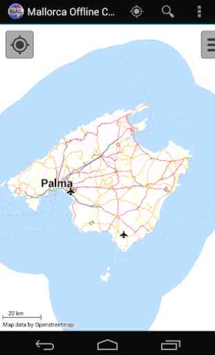 Mapa offline de Mallorca 1