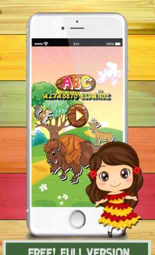 ABC Animales Españoles Flash Cards Alfabeto: Vocabulario De Aprender a Los Niños! 1