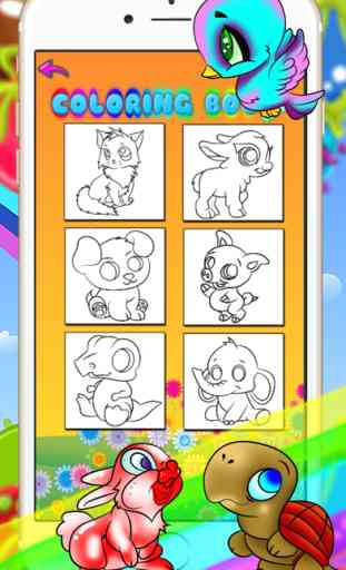 ABC ANIMALS COLORING BOOK - FREE DRAWING PAINTING FOR TODDLER AND KIDS 1