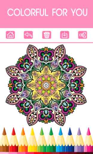 Adult Coloring Book - Free Mandala Color Therapy & Stress Relieving Pages for Adults 2 3