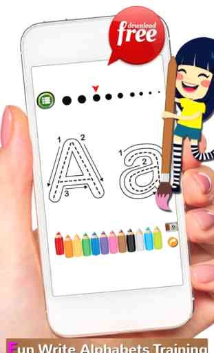 Alfabetos de ABC trazador Coloring Book: Preescolar Niños fácil aprender a escribir las letras ABC! 2