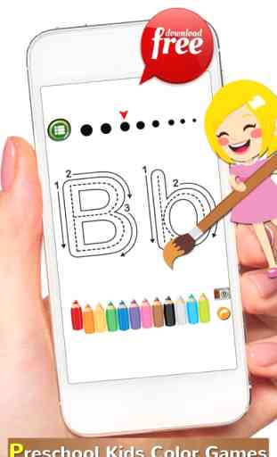 Alfabetos de ABC trazador Coloring Book: Preescolar Niños fácil aprender a escribir las letras ABC! 3