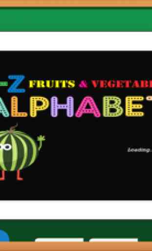 A-Z Alfabeto Inglés Niños - Frutas y Verduras 1