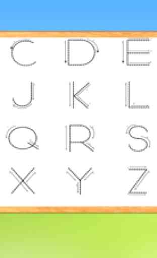 ABC trazar alfabeto de aprendi 2