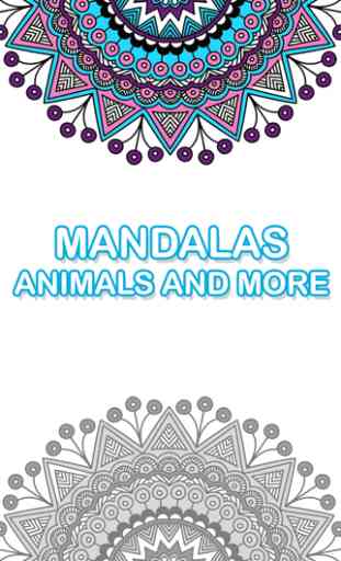 Adult Coloring Book - Free Mandala Color Therapy & 1