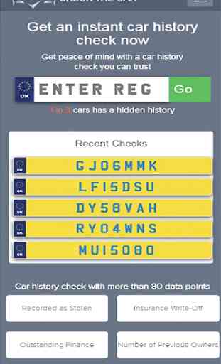Free Car Check UK - Check The Car 1