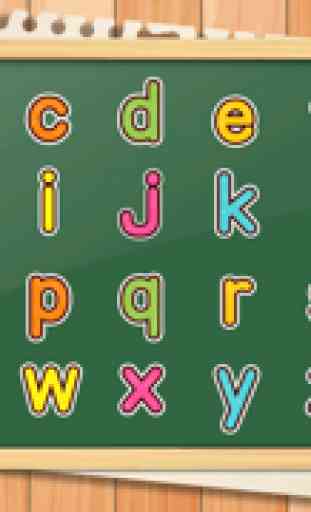Versión ABC escrito selva preescolar aprendizaje iphone 4