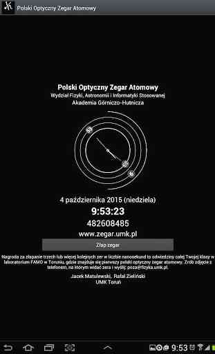 Polski Optyczny Zegar Atomowy 1
