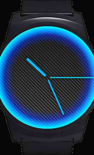 Carbon Neon Watch Face 1