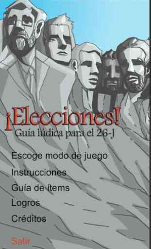 ¡Elecciones! El juego de los partidos españoles. 1
