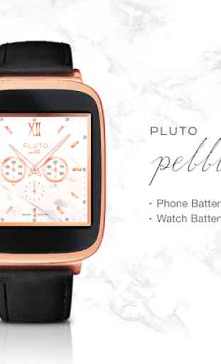 Pebble watchface by Pluto 3