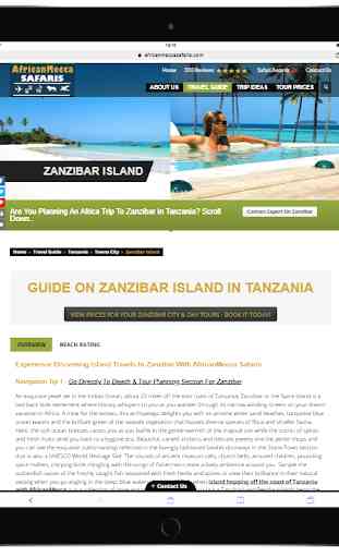 Zanzibar Travel Hotel Guide 3