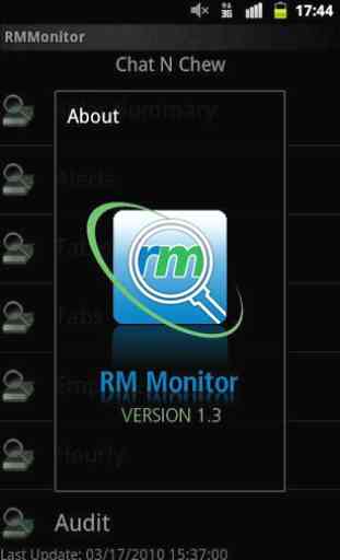 Restaurant Manager RM Monitor 1