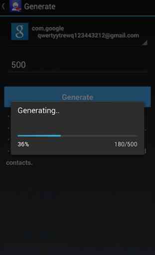 Contacts Generator 3