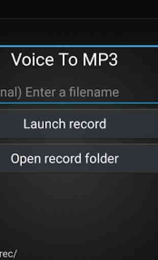 Voice To MP3 1