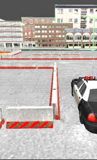 Coche de policía Parking 3D 2