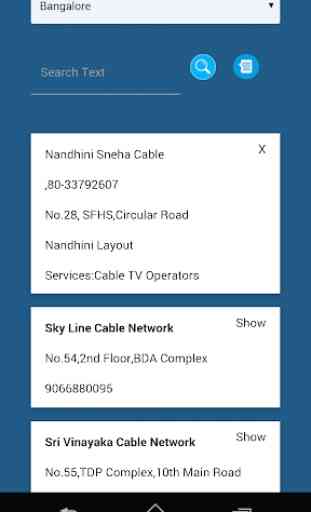 Cable TV & Broadband Operator search 2